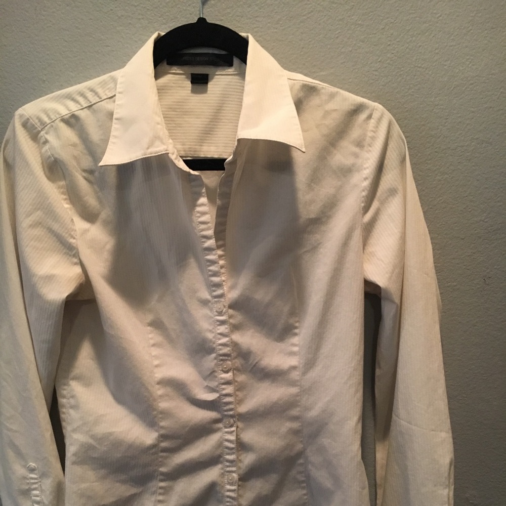 White button up top
